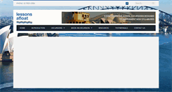 Desktop Screenshot of lessonsafloat.com.au
